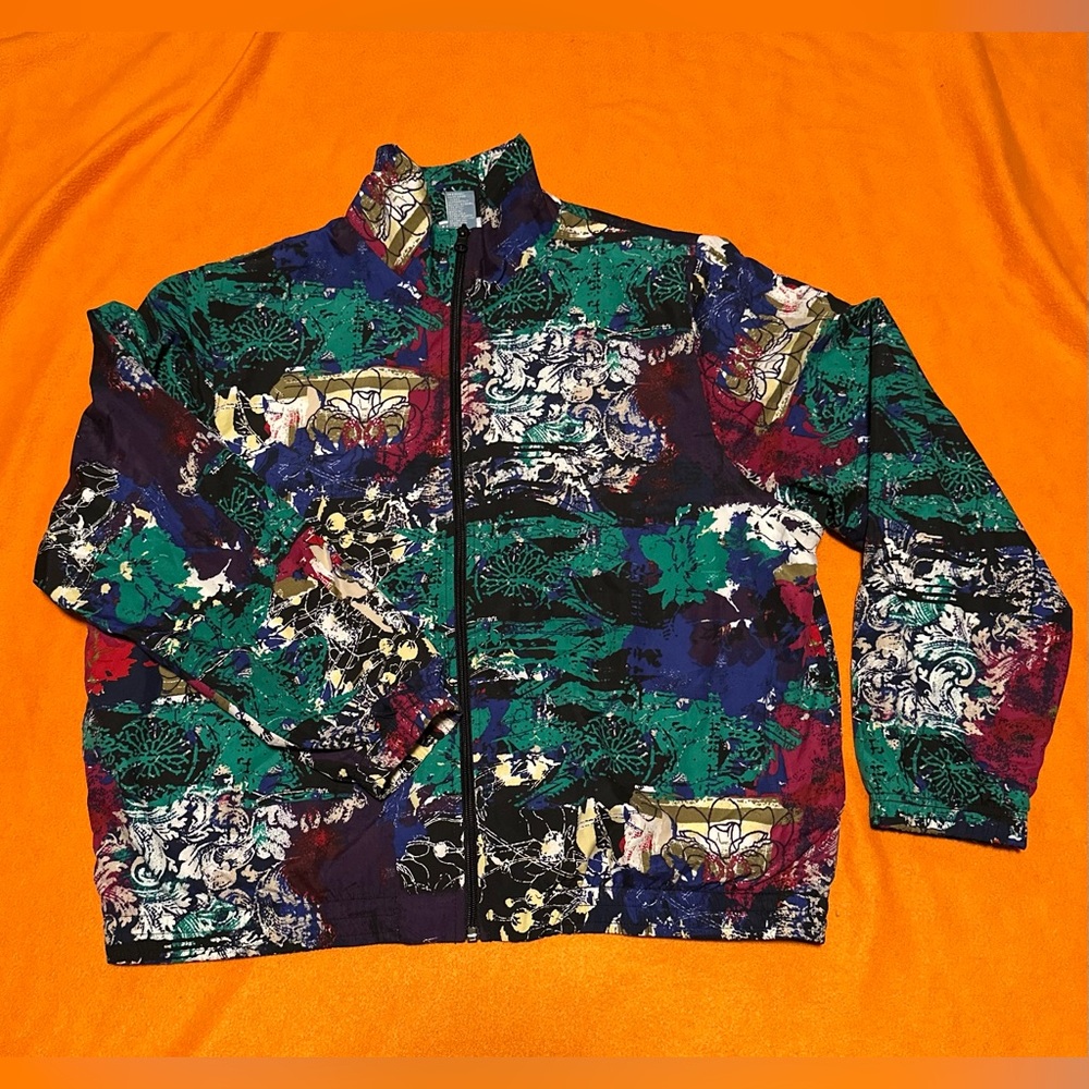 Koret Vibrant Abstract Pattern “Vintage” Jacket
